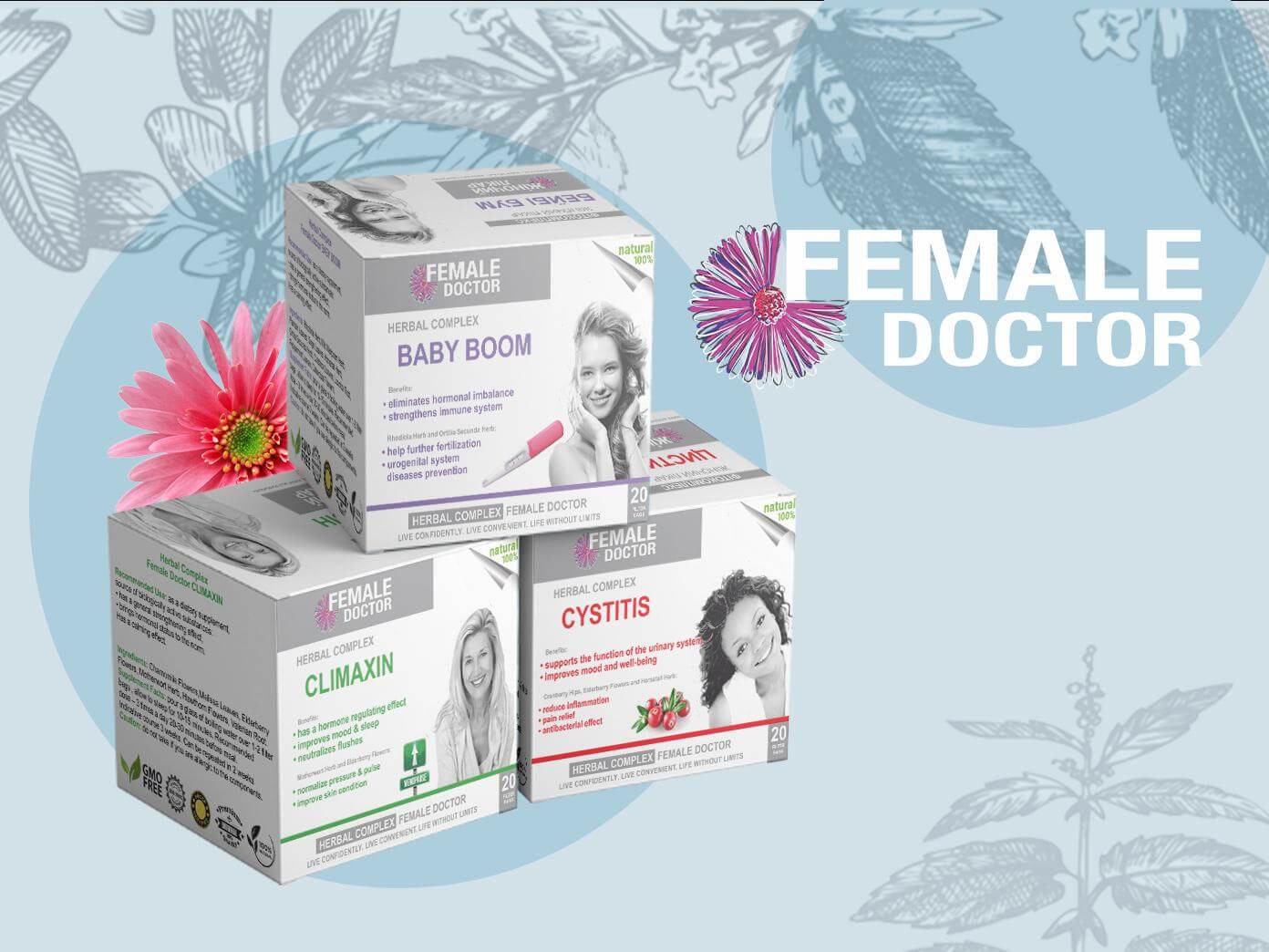 Дизайн упаковки Female Doctor