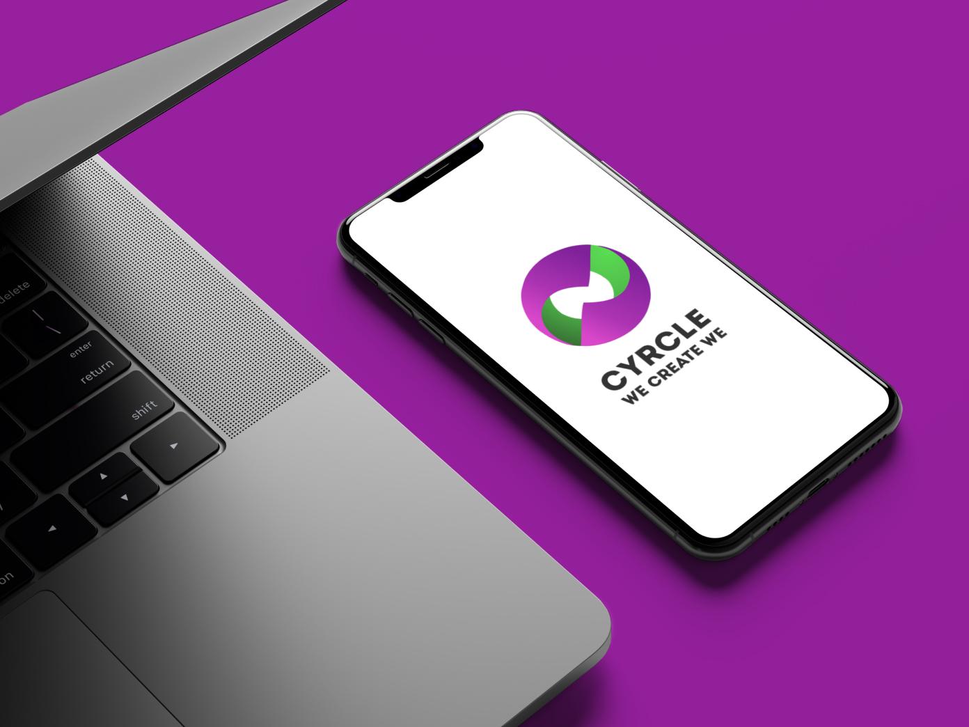 Логотип CYRCLE - компания по переработке экологически чистых материалов