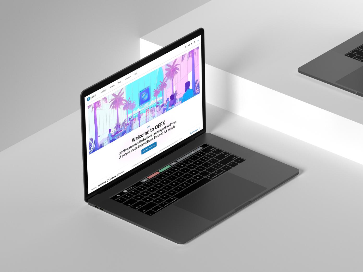 OEFX crypto exchange design